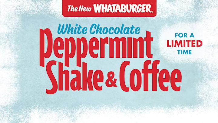 The New Whataburger® White Chocolate Peppermint Shake & Coffee, For A Limited Time