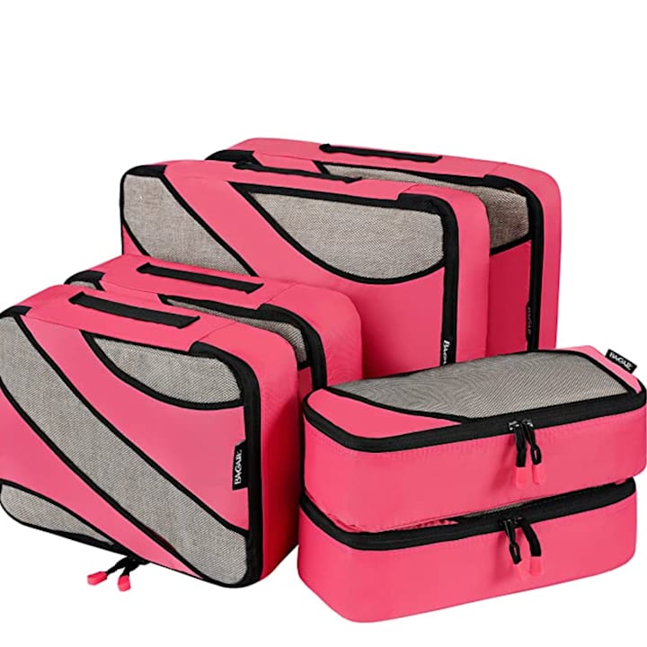 Toiletry Bag BAGAIL 8-Piece Packing Cubes Luggage Organizers For