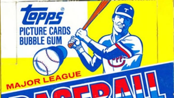 1983 Topps cello box
