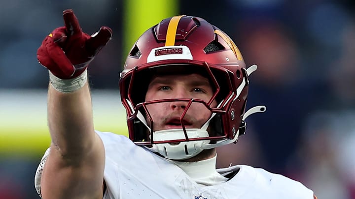 Washington Commanders tight end Ben Sinnott Washington Commanders tight end Ben Sinnott