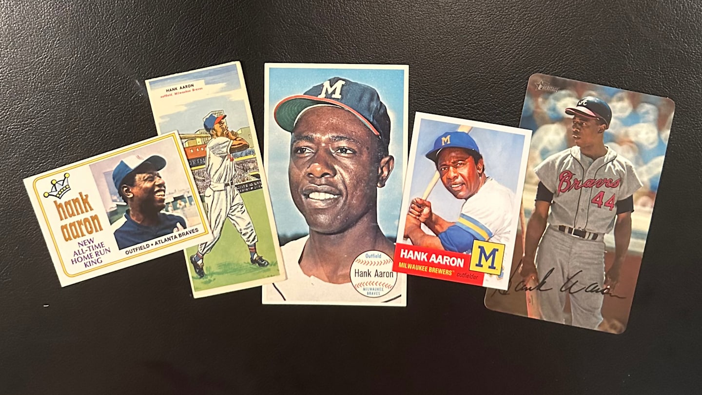 The Five Impossible Baseball Cards of Hank Aaron