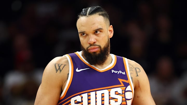 Phoenix Suns forward Dillon Brooks against the Los Angeles Clippers at Mortgage Matchup Center. Phoenix Suns forward Dillon Brooks against the Los Angeles Clippers at Mortgage Matchup Center.