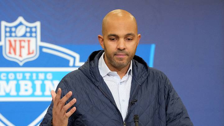 Atlanta Falcons general manager Ian Cunningham didn't have a first-round pick in the 2026 NFL Draft.
