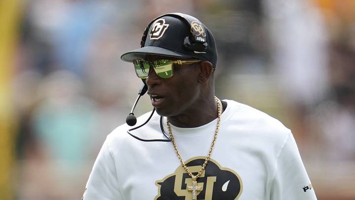 Sep 26, 2026; Waco, Texas, USA; Colorado Buffaloes head coach Deion Sanders looks on during the second half against the Baylor Bears at McLane Stadium. Mandatory Credit: Chris Jones-Imagn Images Sep 26, 2026; Waco, Texas, USA; Colorado Buffaloes head coach Deion Sanders looks on during the second half against the Baylor Bears at McLane Stadium. Mandatory Credit: Chris Jones-Imagn Images
