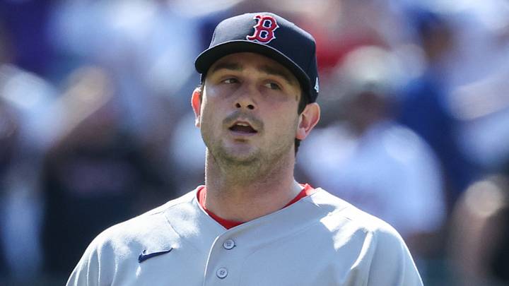Boston Red Sox relief pitcher Garrett Whitlock (22).
