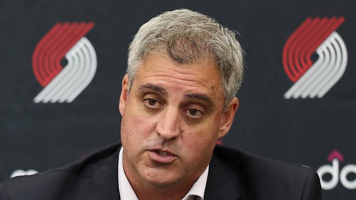 Portland Trail Blazers head coach Micah Nori answers questions from the press conference.
