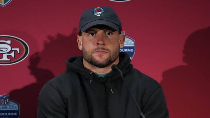 San Francisco 49ers defensive end Nick Bosa San Francisco 49ers defensive end Nick Bosa