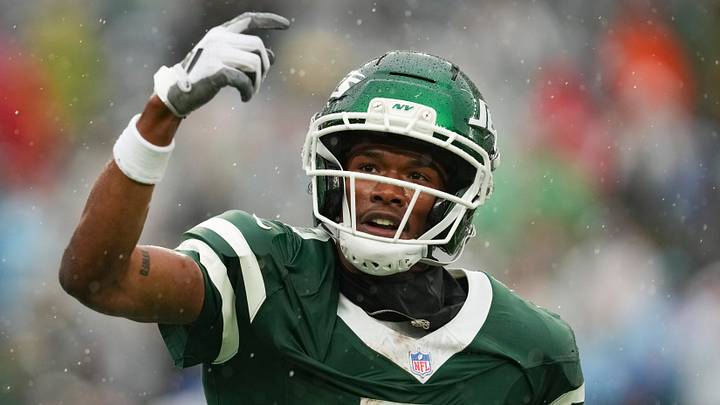 New York Jets wide receiver Garrett Wilson New York Jets wide receiver Garrett Wilson
