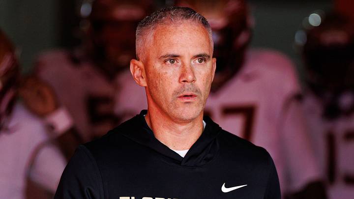 Nov 29, 2025; Gainesville, Florida, USA; Florida State Seminoles head coach Mike Norvell walks out of the tunnel before a game against the Florida Gators at Ben Hill Griffin Stadium. Mandatory Credit: Matt Pendleton-Imagn Images Nov 29, 2025; Gainesville, Florida, USA; Florida State Seminoles head coach Mike Norvell walks out of the tunnel before a game against the Florida Gators at Ben Hill Griffin Stadium. Mandatory Credit: Matt Pendleton-Imagn Images
