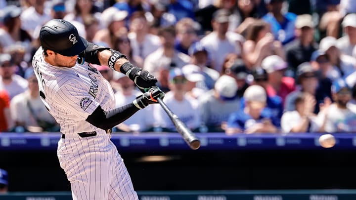 Colorado Rockies third baseman Kyle Karros.