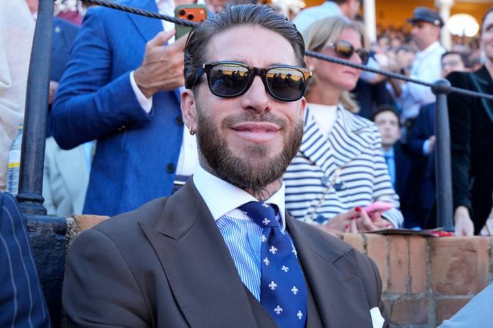 Sergio Ramos smiling.