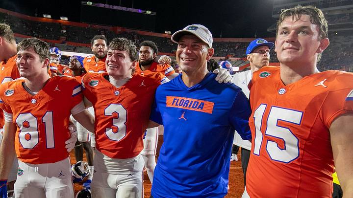 Florida coach Jon Sumrall has the Gators undefeated in his first season. Florida coach Jon Sumrall has the Gators undefeated in his first season.