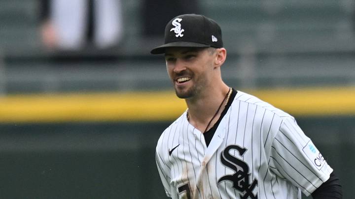 Sep 19, 2026; Chicago, Illinois, USA; Chicago White Sox center fielder Brenton Doyle (7), outfielder Randal Grichuk (34) and right fielder Braden Montgomery (24) celebrate after defeating the Detroit Tigers at Rate Field. Mandatory Credit: Patrick Gorski-Imagn Images Sep 19, 2026; Chicago, Illinois, USA; Chicago White Sox center fielder Brenton Doyle (7), outfielder Randal Grichuk (34) and right fielder Braden Montgomery (24) celebrate after defeating the Detroit Tigers at Rate Field. Mandatory Credit: Patrick Gorski-Imagn Images