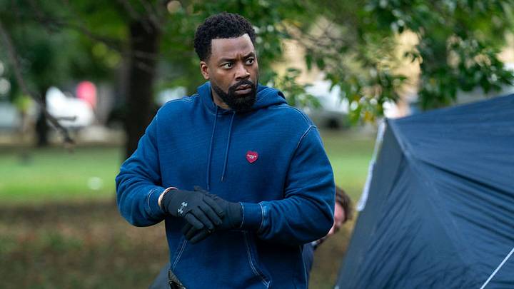CHICAGO P.D. — “Impulse Control” Episode 1307 — Pictured: LaRoyce Hawkins as Officer Kevin Atwater — (Photo by: Elizabeth Sisson/NBC) CHICAGO P.D. — “Impulse Control” Episode 1307 — Pictured: LaRoyce Hawkins as Officer Kevin Atwater — (Photo by: Elizabeth Sisson/NBC)