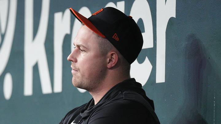 Jul 5, 2026; Arlington, Texas, USA; Detroit Tigers pitcher Tarik Skubal (29) sits in the dugout during the ninth inning of game against the Texas Rangers at Globe Life Field. Mandatory Credit: Raymond Carlin III-Imagn Images Jul 5, 2026; Arlington, Texas, USA; Detroit Tigers pitcher Tarik Skubal (29) sits in the dugout during the ninth inning of game against the Texas Rangers at Globe Life Field. Mandatory Credit: Raymond Carlin III-Imagn Images