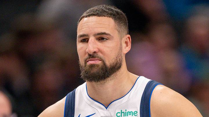 Feb 5, 2026; Dallas, Texas, USA; Dallas Mavericks guard Klay Thompson (31) looks on during the game between the Mavericks and the Spurs at the American Airlines Center. Mandatory Credit: Jerome Miron-Imagn Images Feb 5, 2026; Dallas, Texas, USA; Dallas Mavericks guard Klay Thompson (31) looks on during the game between the Mavericks and the Spurs at the American Airlines Center. Mandatory Credit: Jerome Miron-Imagn Images