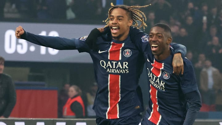B. Barcola et O. Dembélé - PSG - RC Lens B. Barcola et O. Dembélé - PSG - RC Lens