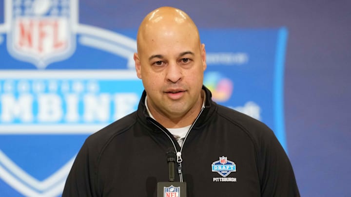 Pittsburgh Steelers general manager Omar Khan Pittsburgh Steelers general manager Omar Khan