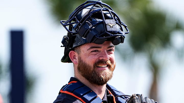 Detroit Tigers catcher Jake Rogers
