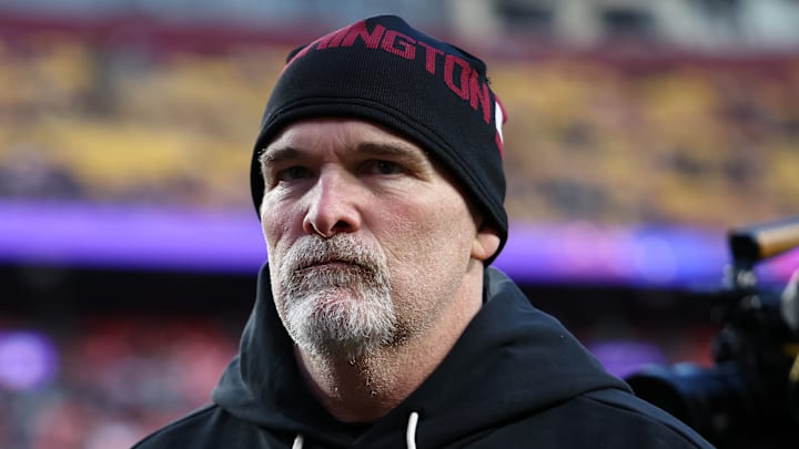 Washington Commanders head coach Dan Quinn Washington Commanders head coach Dan Quinn