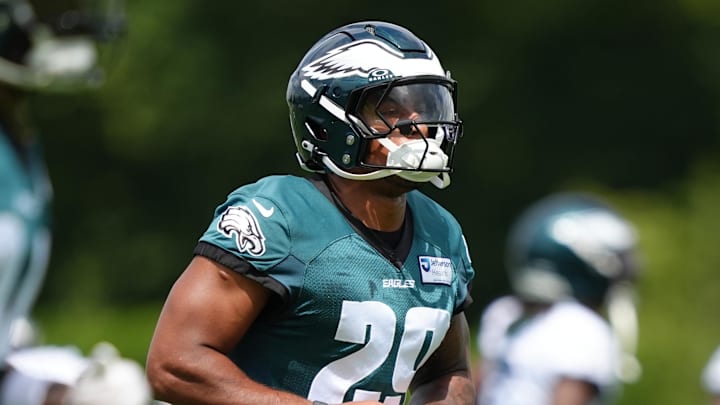 Philadelphia Eagles running back A.J. Dillon