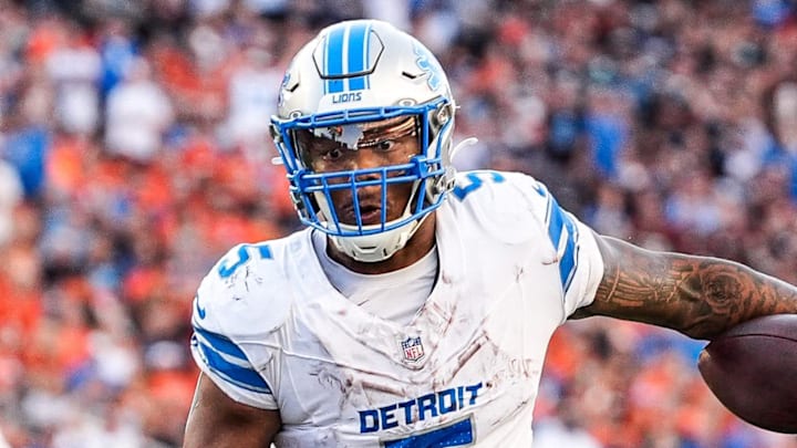 Detroit Lions running back David Montgomery (5).