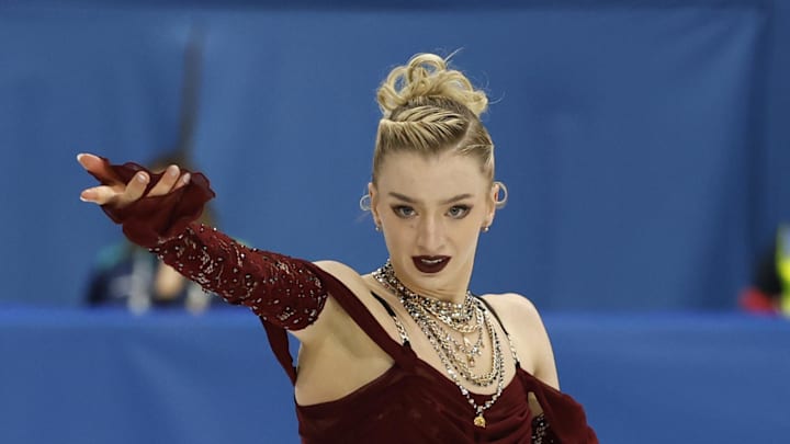 Amber Glenn (28) of the United States