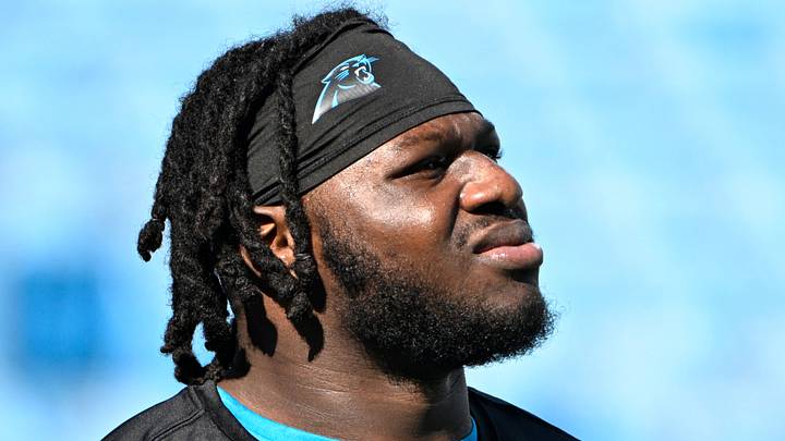 Carolina Panthers offensive tackle Ikem Ekwonu