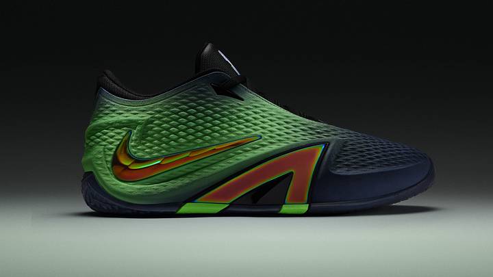 The Nike Ja 4 "Nightmare" colorway. The Nike Ja 4 "Nightmare" colorway.