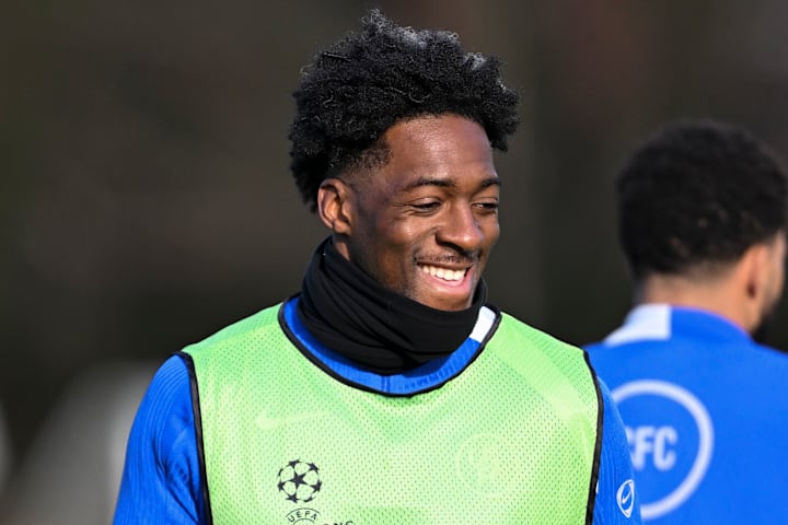 Axel Disasi looking cheerful.