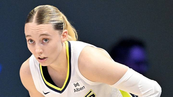 Dallas Wings guard Paige Bueckers looks on during the second half against the Phoenix Mercury.