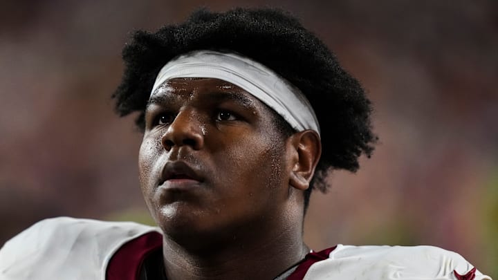 Washington Commanders offensive tackle Josh Conerly Jr.