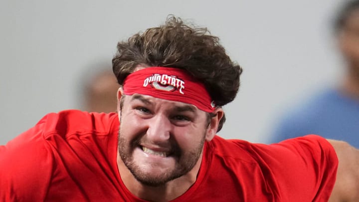 Ohio State Buckeyes tight end Will Kacmarek