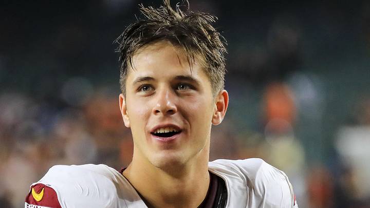 Washington Commanders wide receiver Luke McCaffrey 