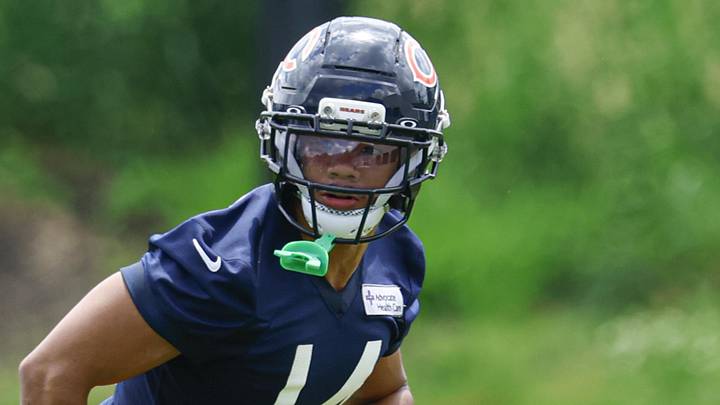 Chicago Bears wide receiver Kalif Raymond Chicago Bears wide receiver Kalif Raymond
