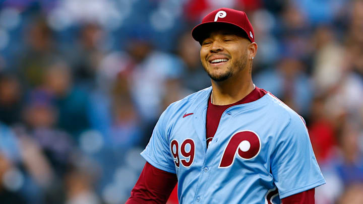 Philadelphia Phillies starting pitcher Taijuan Walker left Thursday's game with a toe contusion