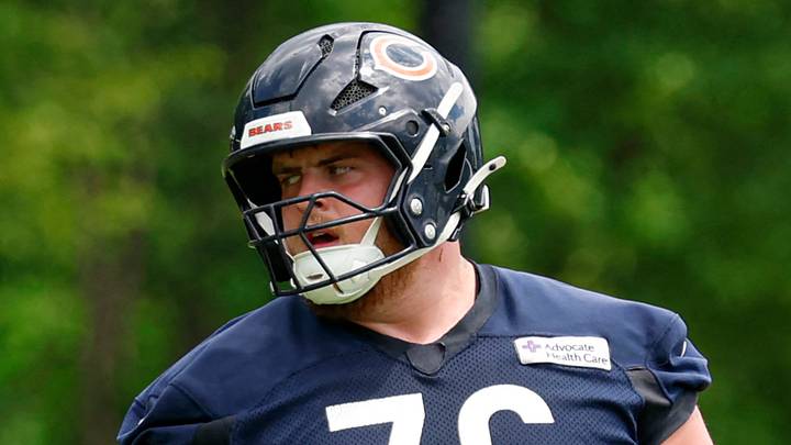 Chicago Bears offensive lineman Caden Barnett