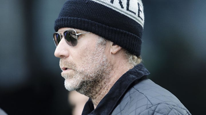 Oct 12, 2013; Seattle, WA, USA; Movie actor Will Ferrell on the sidelines prior to the game between the Washington Huskies and the Oregon Ducks at Husky Stadium. Mandatory Credit: Steven Bisig-Imagn Images