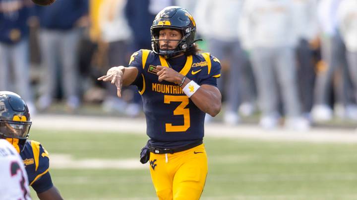 Oct 17, 2026; Morgantown, West Virginia, USA; West Virginia Mountaineers quarterback Michael Hawkins Jr. (3) throws a pass during the second quarter against the Cincinnati Bearcats at Milan Puskar Stadium. Mandatory Credit: Ben Queen-Imagn Images Oct 17, 2026; Morgantown, West Virginia, USA; West Virginia Mountaineers quarterback Michael Hawkins Jr. (3) throws a pass during the second quarter against the Cincinnati Bearcats at Milan Puskar Stadium. Mandatory Credit: Ben Queen-Imagn Images