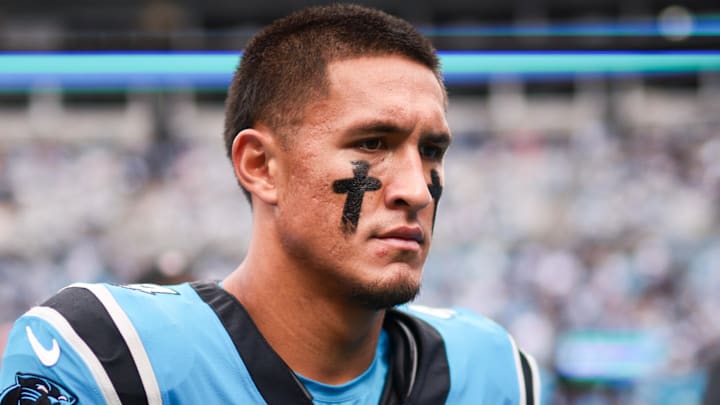 Carolina Panthers wide receiver Tetairoa McMillan 