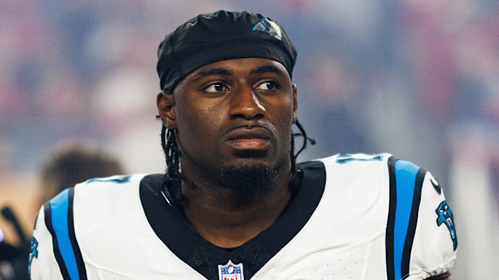 Carolina Panthers wide receiver Xavier Legette