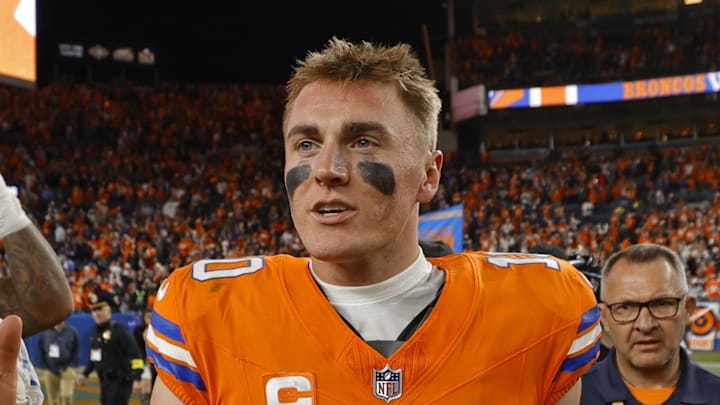 Denver Broncos quarterback Bo Nix 