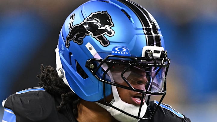 Detroit Lions running back Jahmyr Gibbs (0). Detroit Lions running back Jahmyr Gibbs (0).