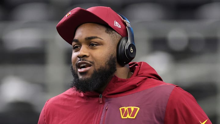 Washington Commanders defensive lineman Johnny Newton Washington Commanders defensive lineman Johnny Newton