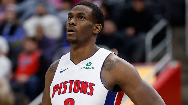Jan 31, 2025; Detroit, Michigan, USA; Detroit Pistons center Jalen Duren (0) looks on in the first half against the Dallas Mavericks at Little Caesars Arena. Mandatory Credit: Rick Osentoski-Imagn Images Jan 31, 2025; Detroit, Michigan, USA; Detroit Pistons center Jalen Duren (0) looks on in the first half against the Dallas Mavericks at Little Caesars Arena. Mandatory Credit: Rick Osentoski-Imagn Images