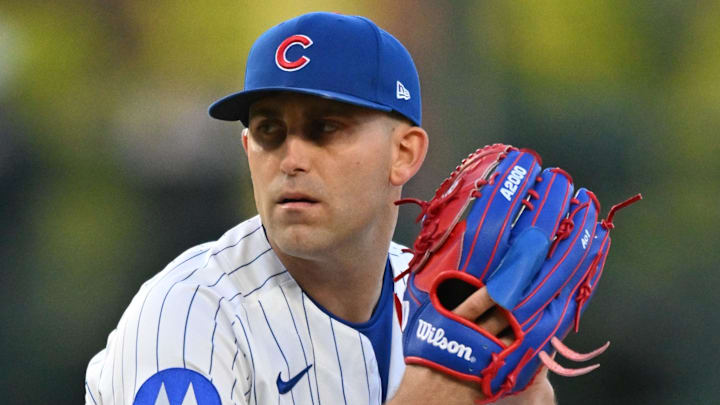 Apr 22, 2026; Chicago, Illinois, USA; Chicago Cubs pitcher Matthew Boyd (16) pitches during the first inning against the Philadelphia Phillies at Wrigley Field. Mandatory Credit: Patrick Gorski-Imagn Images Apr 22, 2026; Chicago, Illinois, USA; Chicago Cubs pitcher Matthew Boyd (16) pitches during the first inning against the Philadelphia Phillies at Wrigley Field. Mandatory Credit: Patrick Gorski-Imagn Images