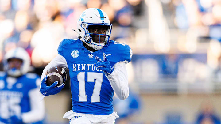 Kentucky wide receiver Hardley Gilmore IV carries the ball against Murray State last season. Kentucky wide receiver Hardley Gilmore IV carries the ball against Murray State last season.