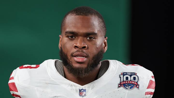 New York Giants offensive tackle Evan Neal