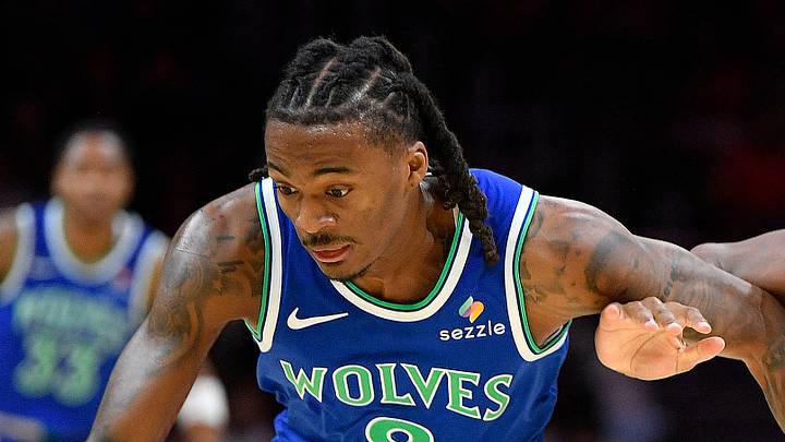 Oct 10, 2026; Miami, Florida, USA; Minnesota Timberwolves point guard Bones Hyland (8) steals the ball from Miami Heat point guard Ryan Conwell (4) during the first half at Kaseya Center. Mandatory Credit: Michael Laughlin-Imagn Images Oct 10, 2026; Miami, Florida, USA; Minnesota Timberwolves point guard Bones Hyland (8) steals the ball from Miami Heat point guard Ryan Conwell (4) during the first half at Kaseya Center. Mandatory Credit: Michael Laughlin-Imagn Images