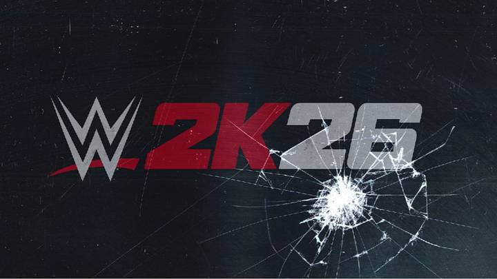 WWE 2K26 Glass Shatter Logo WWE 2K26 Glass Shatter Logo